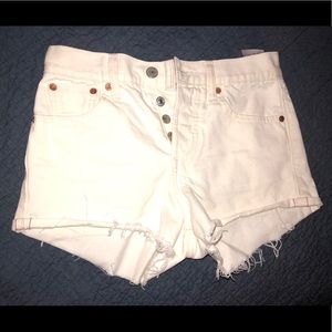 Levi’s High Waist Denim Shorts